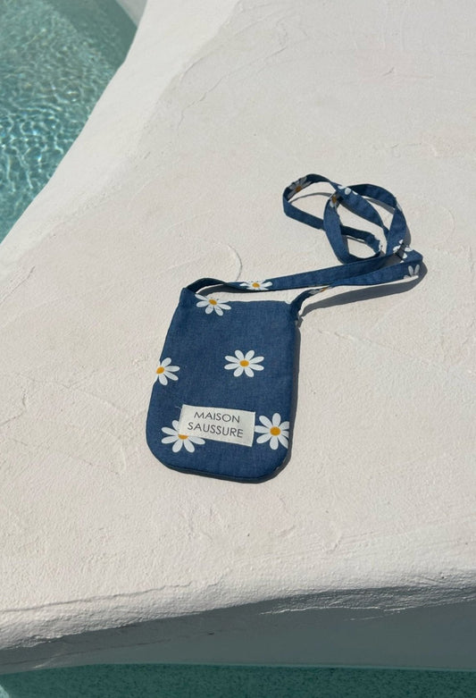Pochette Denim Bloom